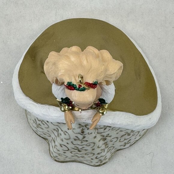 Vintage 1994 Hallmark Holiday Barbie Keepsake Ornament Second Edition Gold - Picture 7 of 16